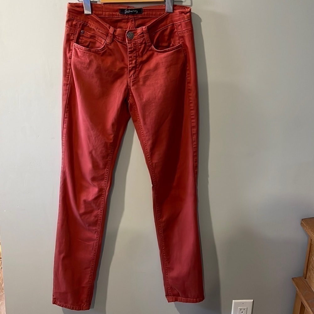 Guido & Mary burnt orange skinny jean/pant